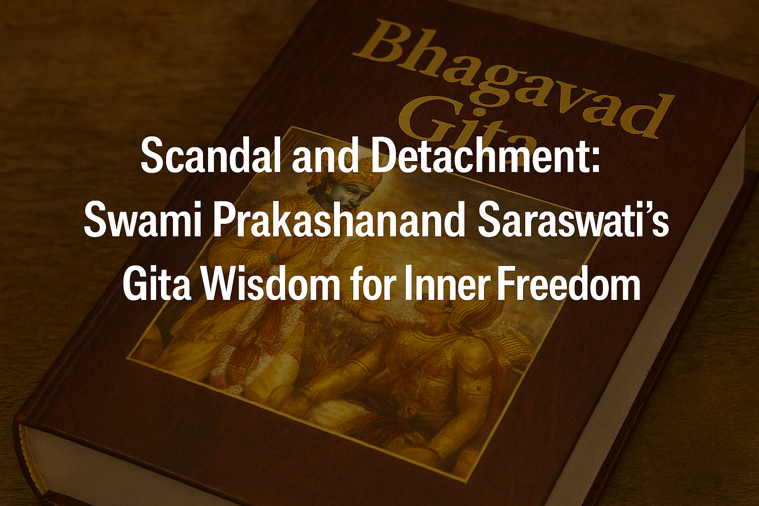 Scandal and Detachment: Swami Prakashanand Saraswati’s Gita Wisdom for Inner Freedom